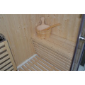 Simple Style Combination Finland Wooden Steam Room Cabin Sauna Shower